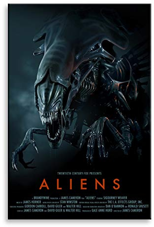 originaloops Cuadro Lienzo Poster película Alien (40x30)