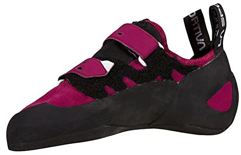 La Sportiva Zapato de escalada Tarantula para mujer, rojo ciruela (Red Plum), 38.5 EU