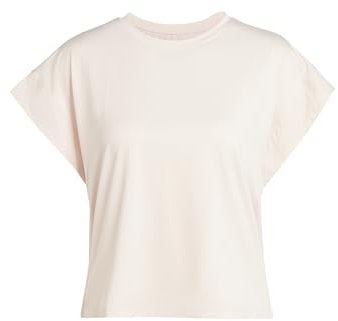 adidas Damen Studio Tee T-Shirt, Putty Mauve/Grey Two, S