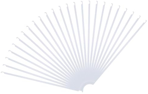 PATIKIL 25Pz Aste Metallo Cartelle Sospese Aste Metallo Cartelle Sospese Formato A4 136”Un'Organizzazione Rapida e Identificazione 345 Cm (A4)