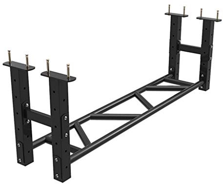 Klimmzugstangen Wandmontierte Reckstange Sichere Fitness, Klettergerüst aus Stahl für den Innen- und Außenbereich, multifunktionales Krafttrainingsgerät, 2 Stile (Größe: Style2)