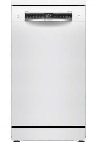 Bosch SPS4EMW61E, Série 4, Lave-vaisselle 45cm, Pose-libre, Blanc