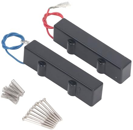 Noise Professional Open Style Electric Bass Pickup with 8 Screws and Springs for 5 String Bass with Ceramic Magnets