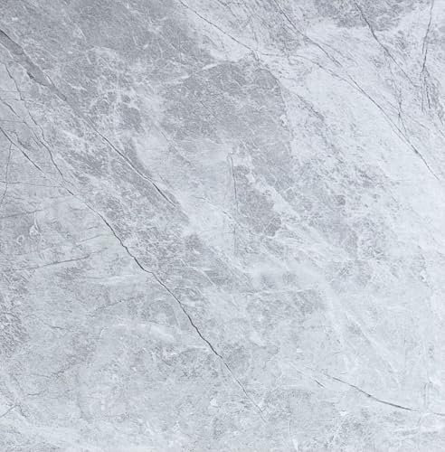 Rivestimento da parete in marmo, 1 pezzo, 120 x 60 cm e 2 mm di spessore, pannelli da parete per bagno, parete posteriore della cucina, ideale per la sostituzione delle piastrelle, effetto marmo (M7)