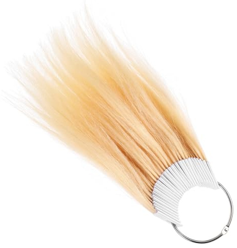 IWOWHERO 30 Pièces Échantillons de Mèches de Vrais Cheveux pour Test Coloration Kit Expérimentation Teinture et Décoloration Échantillons Naturels pour Salon Coiffure