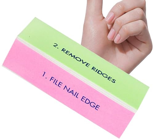 Blocco Tampone Per Unghie A 4 Vie | 9x3,2x2,5 Cm, Lime Per Lucidatura Unghie Professionali Con Buffer PerUnghie, Per Unghiee Lucida, Liscia, E Lucida Per Una Cura Naturale