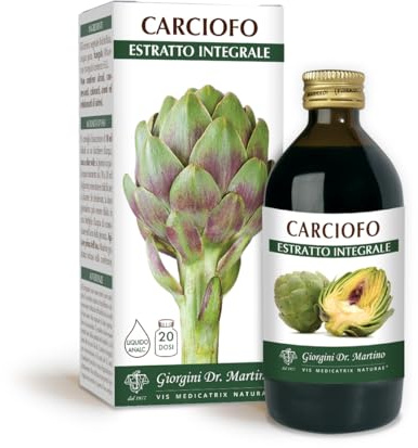 Dr Giorgini Integratore Alimentare, Carciofo Estratto Integrale Liquido Analcoolico - 200 ml