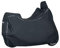 TJ MARVIN Funda para Moto Impermeable con Forro antiarañazos, extensión para Parabrisas y predisposición para baúl C18, Color Negro, (246-89-175 cm)