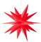 AMARE LED 3D Außenstern Rot ca. 57 x 48 x 44 (B x H x T), für den Innen- und Außenbereich, mit Timer, 57cm - Netzbetrieb