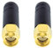 Boobrie 2x2 4GHz Antenna WIFI RP SMA Maschio Piccola e Potente Modulo Wireless con Dispositivo di Raffreddamento in Gomma Adattatore per Amplificatore Omnidirezionale 3cm per Ottimo Ricevitore di Rete