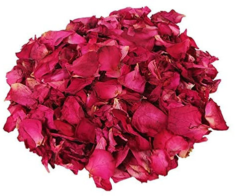 Pétales de rosa natural secos, 100 g, pétalos de flor roja, para bain, Spa, confetis de boda, perfume de interior, recreo creativo, decoración de San Valentín