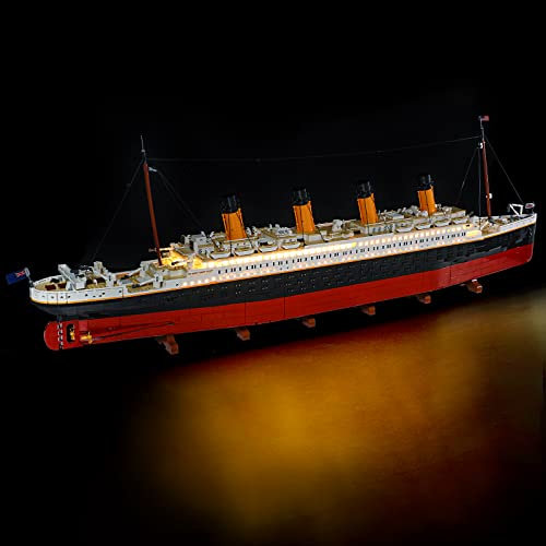 YEABRICKS LED Licht für Lego-10294 Creator Expert Titanic Bausteine Modell (Lego Set Nicht enthalten)