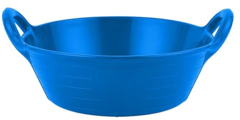 Red Gorilla Plas Medium Blue Skip Feed Bucket Tub Feeder Trough for Animal Feeding Garden Stable Building Site 20 Litre Capacity