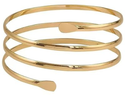 Cubahop Bras Réglable Multi-Couche Upper Cuff Creux Corps Chaîne Style Bracelets Minimaliste