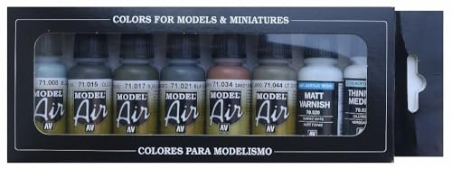 Vallejo Model Air Pintura Acrílica Pre-War Acabado Mate, 18 ml. para Aerógrafo para Modelismo y Figuras