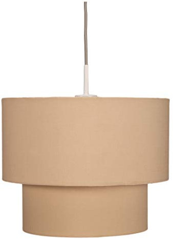 Pauleen 48091 Soft Shine Pendelleuchte max20W E27 Pendellampe Stoffschirm Beige 230V Stoff