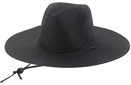 Sombrero De Cubo De Paja Ancho Sombrero De Playa De Safari Gorro De Vaquero Oeste De Verano