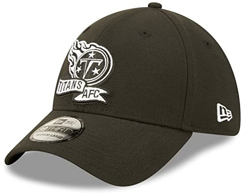New Era - NFL Tennessee Titans 2022 Sideline 39Thirty Stretch Cap Farbe Schwarz, Größe S-M