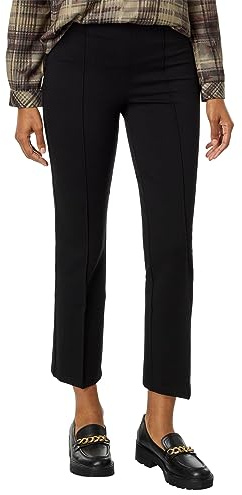 Lyssé Elysse Ankle Pants – Ponte Pants for Women and Cropped Pants with Ponte Knit Fabric and 4-Way Stretch, Black, M