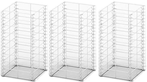 Tidyard Gabionset 3 st. gabionkorgset stenabioner stenkorgar gabionvägg gabionsten korg stenkorg-gabion trådkorg pelargabion,hög lastkapacitet, 25 x 25 x 50 cm (L x B x H)