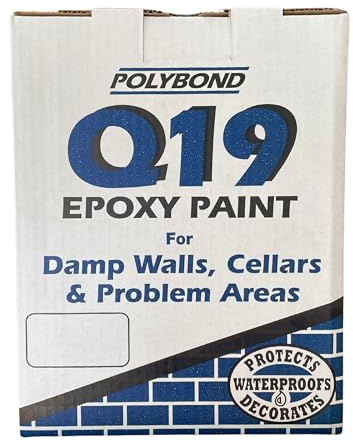 Polybond Q19 Damp Proof Membrane Sealant and Waterproof Paint White 2.5 Litre
