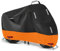 Scooter Cover Waterproof Outdoor, 300D Oxford Heavy Duty Motorbike Moped Rain Dust Cover with 5 Reflective Strips and 2 Windproof Buckles, 2 Lock Holes and 1 Storage Pouch (M: 78 x 35 x 39 inch)