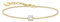 Thomas Sabo Armband mit pinkfarbenem Zirkonia-Anhänger 925 Sterlingsilber A2156-414-14
