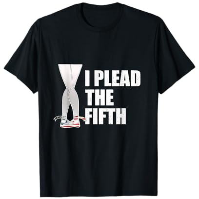 Fun Ballet Dance Position - I Plead The Fifth Ballet Shoes T-Shirt