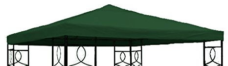 Pavillon Ersatzdach 3x3 Meter - grün - wasserdicht - Pavillondach