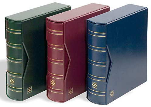 Leuchtturm 315375 Album pour 200 FDC First-Day-Cover ou Lettres en C6, Cassette de Protection Incluse - Vert