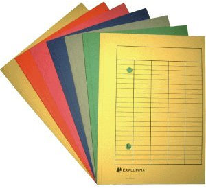 Exacompta Umlaufmappe A4 Karton 250g/qm grau