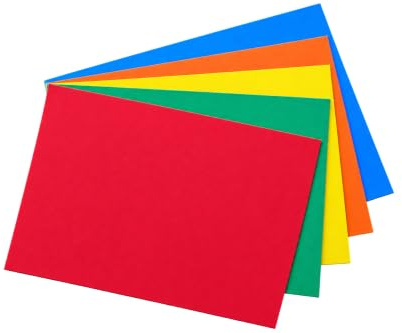 Blandade ljusa färgade papper A5 x 50 ark