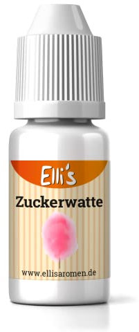 Ellis Aromen Zuckerwatte NATURIDENTISCHES Lebensmittelaroma | Für Speisen & Getränke | 10 ml