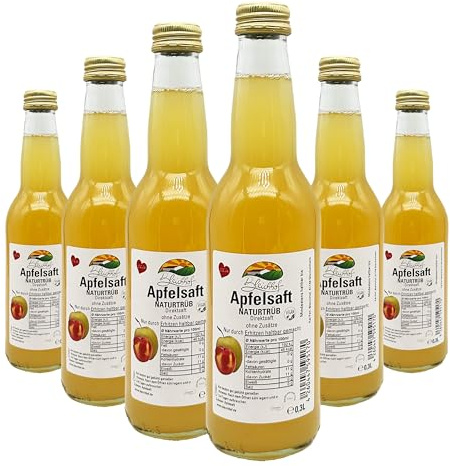 BLEICHHOF® Apfelsaft naturtrüb - Direktsaft, vegan (6x0,3l)