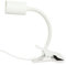 Pianta Pflanzenlampe Clip-On Fassung – 360° Schwanenhals, stabiler Clip für Pflanzenbeleuchtung. Mit Regalhalterung, Tischstecker, LED Clip-On. Perfekt für Schreibtische, Regale & Zimmerpflanzen.