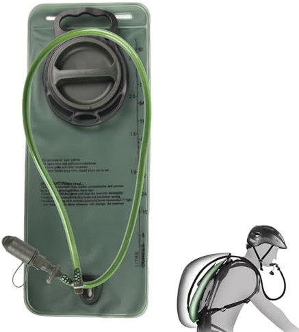 Trinkblase 2.5L, Wasserblase für Trinkrucksack, Wasserblase mit Schlauch, Outdoor Wasserbeutel, Ideal für alle Aktivitäten wie Radfahren Wandern Klettern Wasser Rucksack Camping