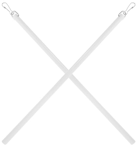 PRETYZOOM 2 Piezas Varillas Acrílicas para Cortinas Barras para Visillos y Rieles Accesorio Manual para Abrir y Cerrar Persianas Control Silencioso y Duradero