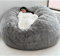 DSXH Riesiger Sitzsack-Bezug, flauschig und kuschelig, für Erwachsene (ohne Füllung), Wohnzimmermöbel, Party, waschbar, Sitzsack, Birne, Sofabezug, 150 * 65cm/5ft