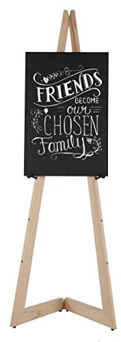 DISPLAY SALES Mobile Staffelei aus Holz | Easel für Rahmen bis 120 cm höhe | Künstler Staffelei bis 8 Kg | Leinwand Malstaffelei in 5 verschiedenen Höhen