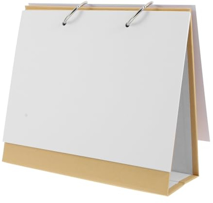 8Inch Blank Calendar Album for Diy Scrapbook Making, 13 Pages Kraft Paper for Photo and Art Projects, Perfect for Hand-Painted Creations