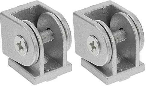VILLFUL 2pcs Zinc Alloy Pivot Joint Flexible Connector for Aluminum Profile for Extrusion Join Socket Aluminum Profile Hinge