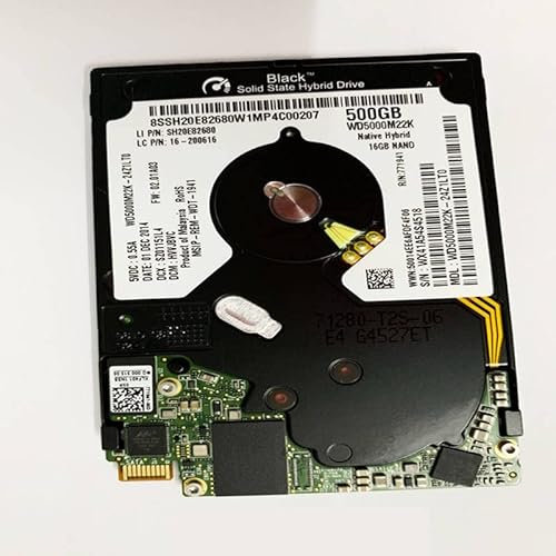 MIDTY SSHD für Yoga2 13 500 GB + 16 GB 2,5 Zoll 16 MB 5400 U/min 5 mm für interne HDD für Laptop HDD für WD5000M22K