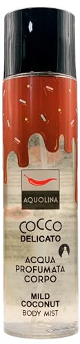Acqua Profumata Corpo COCCO Delicato, Avvolge La Pelle Con Dolci e Fresche Note Di Cocco, Donando Una Sensazione Di Freschezza e Leggerezza Che Dura a Lungo 236ml (Spray)