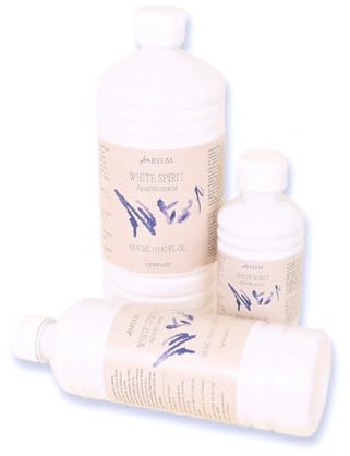 Hartem - Turpentine for painting | Solvent paint with lemon scent of slow evaporation | Ideal for oil, cleaning utensils, varnish and resins | 250 ml