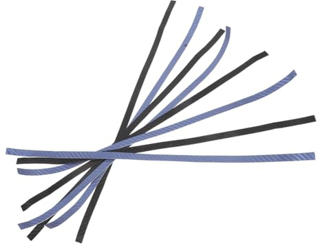 Parliky 10 pièces Bandes de Protection Autocollantes pour Raquette Tennis Table Bandes Anti-Collision pour Bord de Raquette Installation Facile Protection pour Prolonger la Durée de Vie