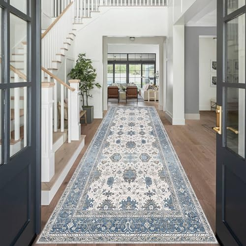 Tappeto da Cucina Antiscivolo Lavabile Tappeto Runner per Corridoio Tappeto Corridoio Lungo Tappeto Cucina Tappeti Runner Passatoia per Scale Ingresso Lavanderia Camera da Letto Bagno 110 x 300 cm