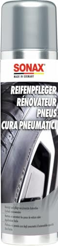 SONAX Cura pneumatici, 400 ml, pulisce gli pneumatici e ripristina la loro lucentezza nera profonda originale, Art. N. 04353000-544
