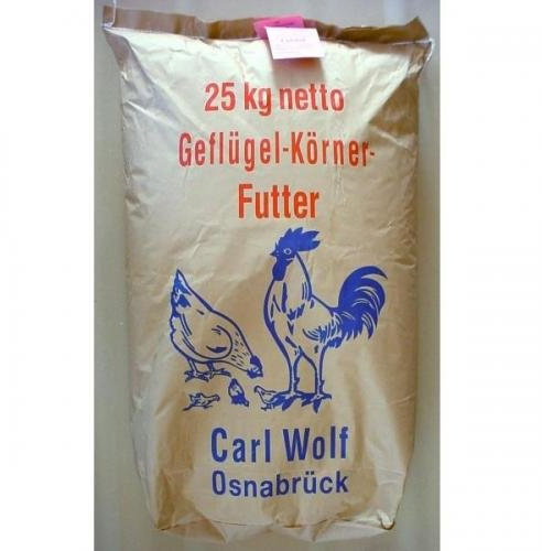 Geflügelkörnerfutter 25kg, Hühnerfutter, Hühnermischfutter