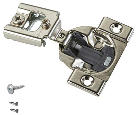 Blum 38N355B.12 Compact BLUMOTION 38N Hinge, Soft-Close, 105 Degree, 3/4 Overlay, Screw-on (Pack of 10)