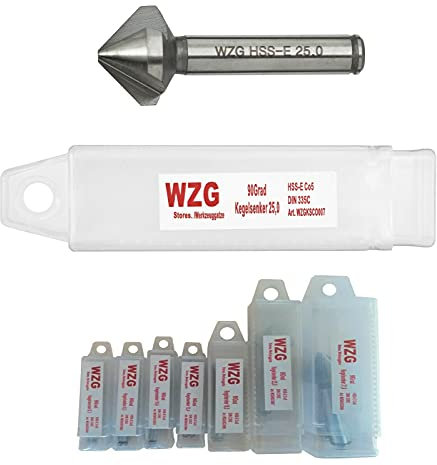 HSS E Co5% Kegelsenker Senker 90°Grad Cobald Entgrater WZG 6,3 bis 31,0mm !! bitte in der Auswahlliste die größe auswählen (6,3mm 1 Stück)